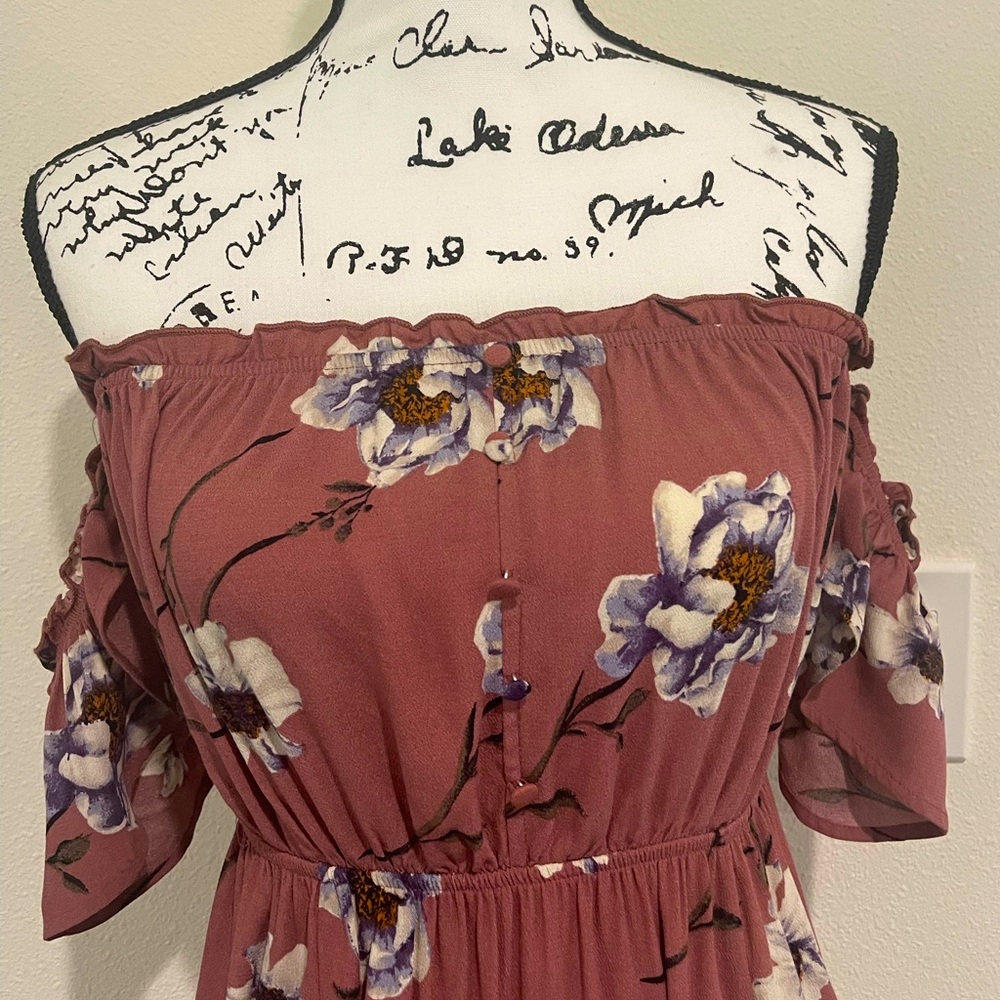 Ten Sixty Sherman Floral Maxi Dress Size Med - Picture 3 of 5